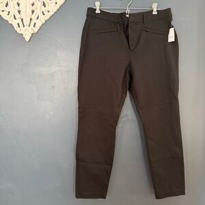 GAP Black Women's Skinny Ankle Trousers Dress Pants